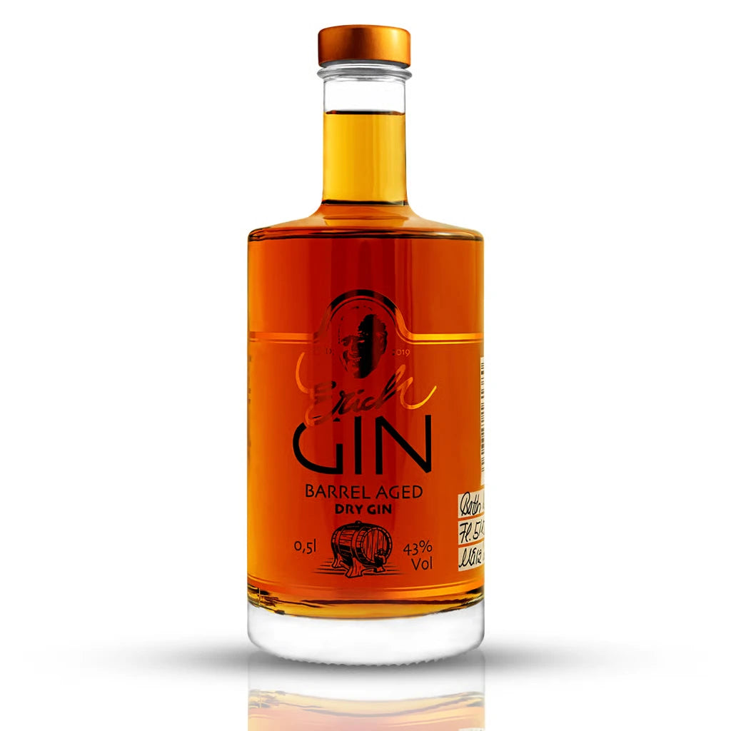 Erich "BarrelagedGIN" 0,5l 43% vol. - Prämiert als Weltbester GIN 2023! ErichGIN