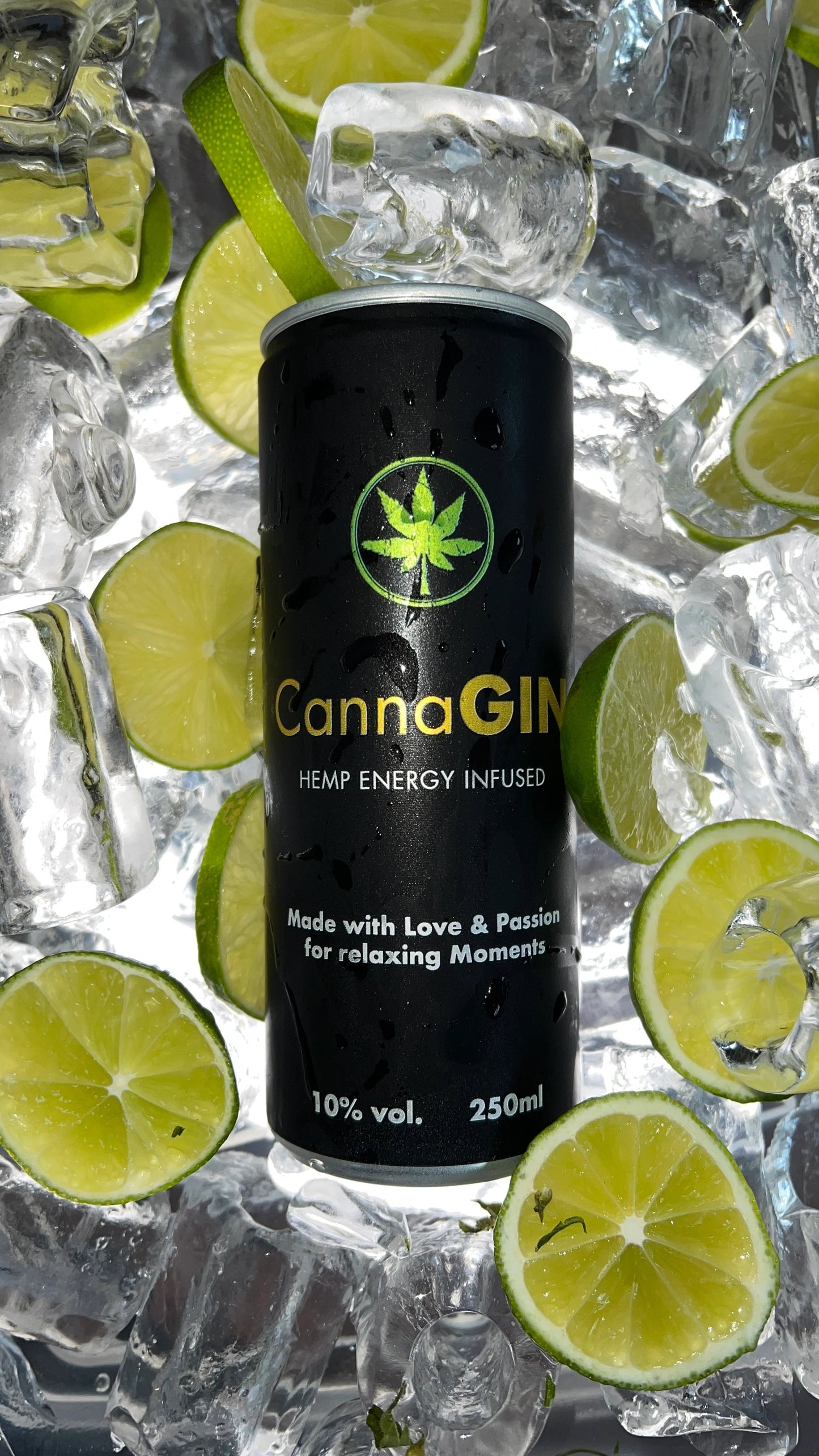 CannaGIN "2GO" Hemp infused Energy Drink ErichGIN