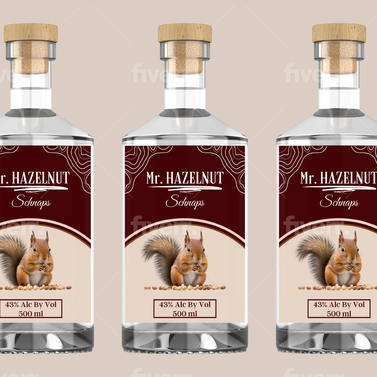 Mr. Hazelnut 🌰 "Haselnussgeist" 43% vol - 500ml ErichGIN